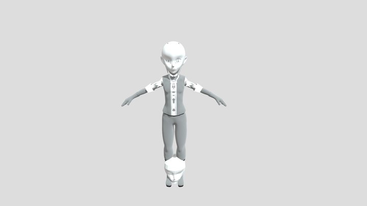 Umamuzume BUT male 3D Model