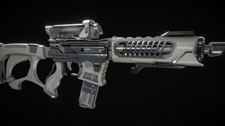 Assault-rifle 3D models - Sketchfab