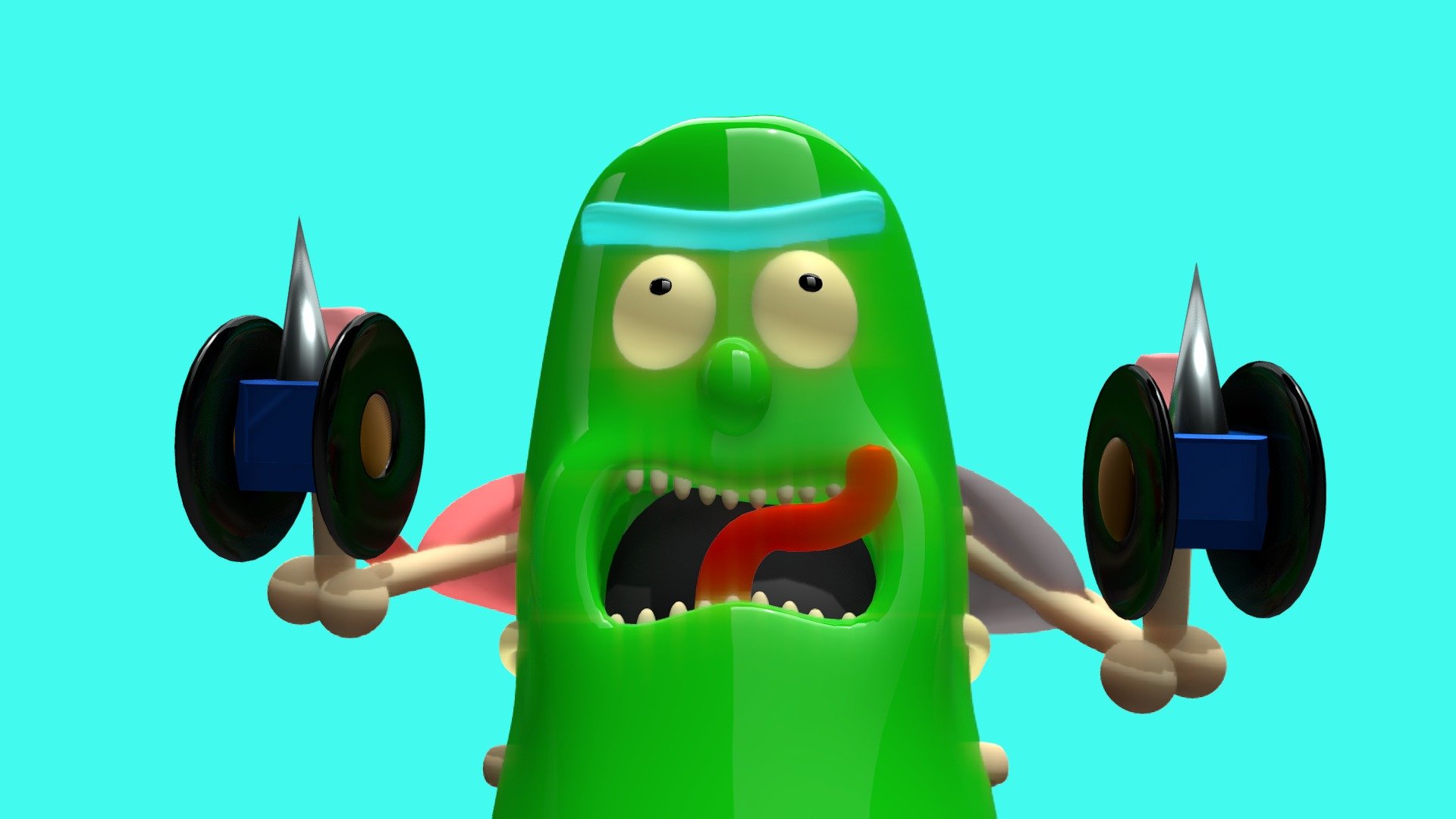 Pickle Rick 3D model by julions [489f702] Sketchfab