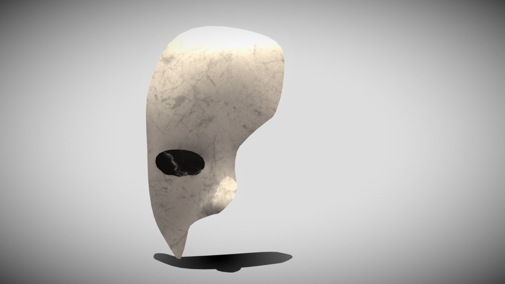 The Marble Phantom Half Face Mask