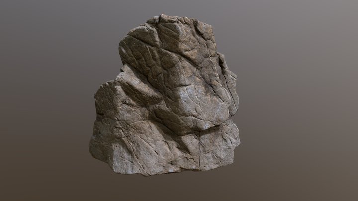 3D Scan Rock 3D Model