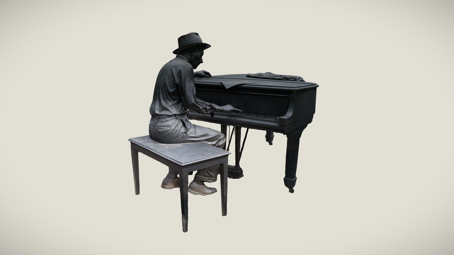 Hoagy Carmichael — Sketchfab embed 3D viewer