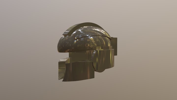 Airsoft Compact Helmet 3D Model