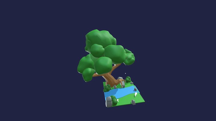 Fairytreescene 3D Model