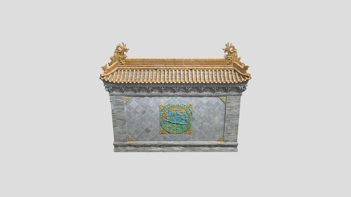 介休龙泉观影壁 3D Model