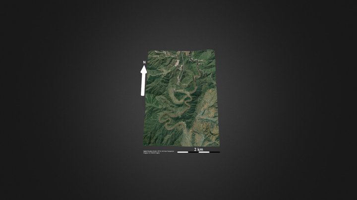 清水河谷 – Modello 3D gratuito STL