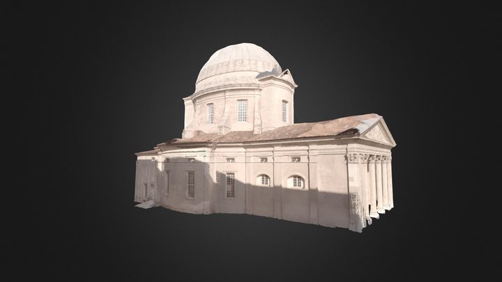 Chiesa mesh texture 5% 3D Model