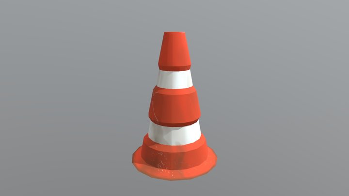 Traffic Cone 3D Model
