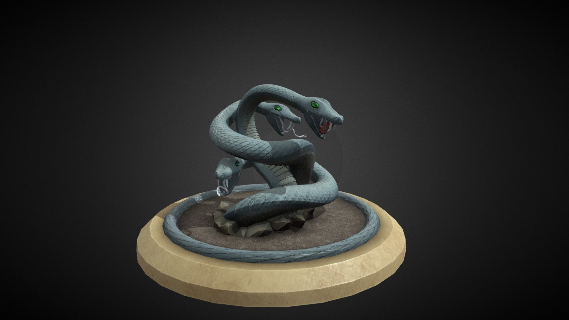 Hydra Statue - Download Free 3D model by Matt LeMoine (@Matt_LeMoine ...
