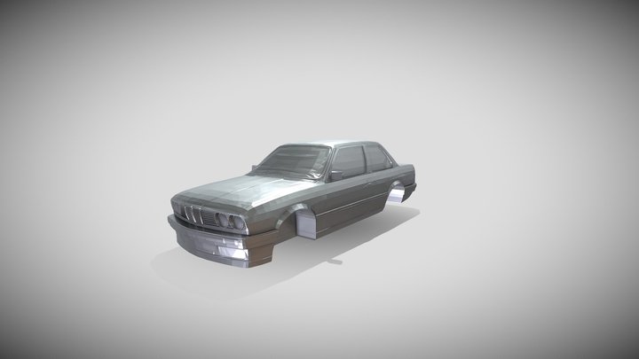 BMW E30 3D Model