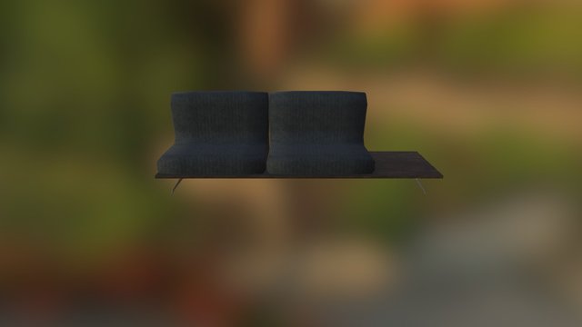 Sectional Couch 3D Model