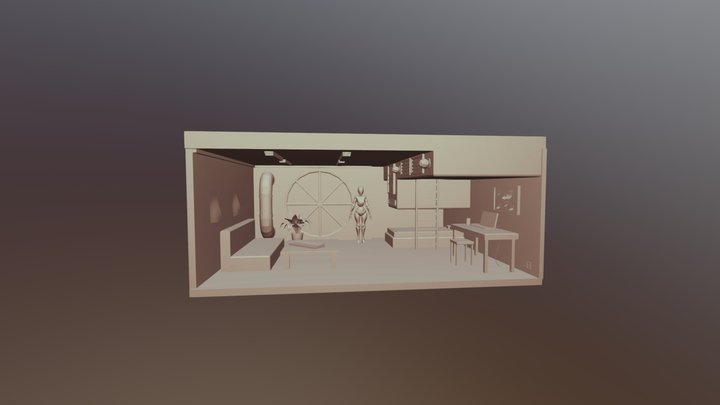 CyberRoom 3D Model
