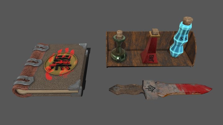 Decor Fantasy Props 3D Model