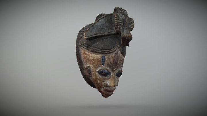 Yoruba Mask 3D Model