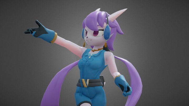 [Freedom Planet] Sash Lilac 3D Model