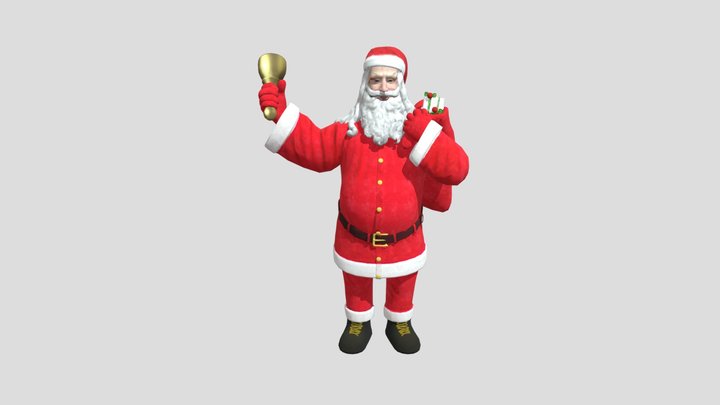 Santa 3D Model