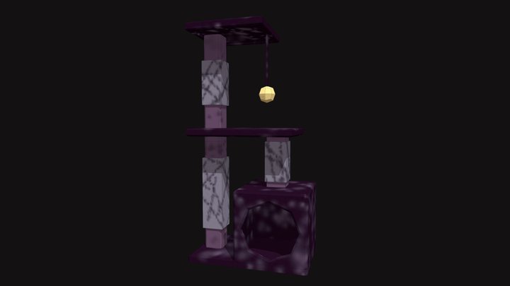 Cat's_ House_v02 3D Model