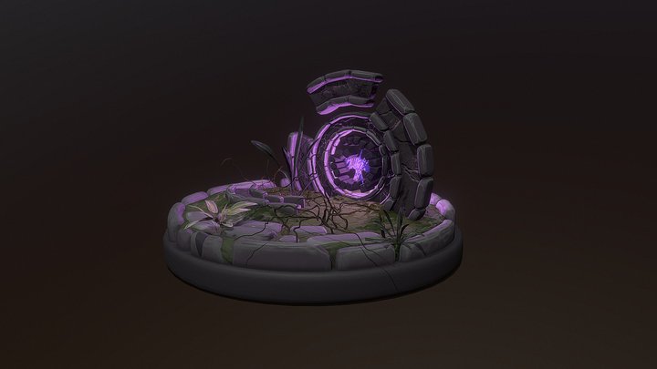 Magic portal 3D Model