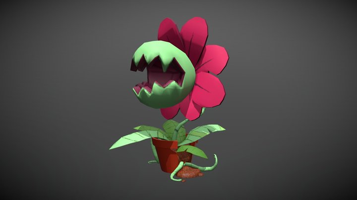 Monster Flower 3D Model