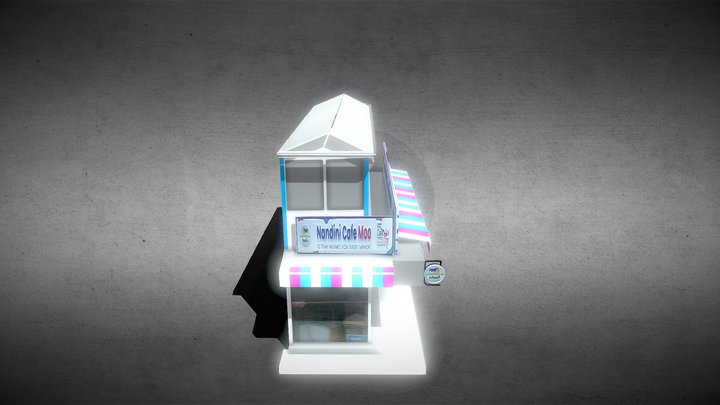 nandini indian shop 3D Model