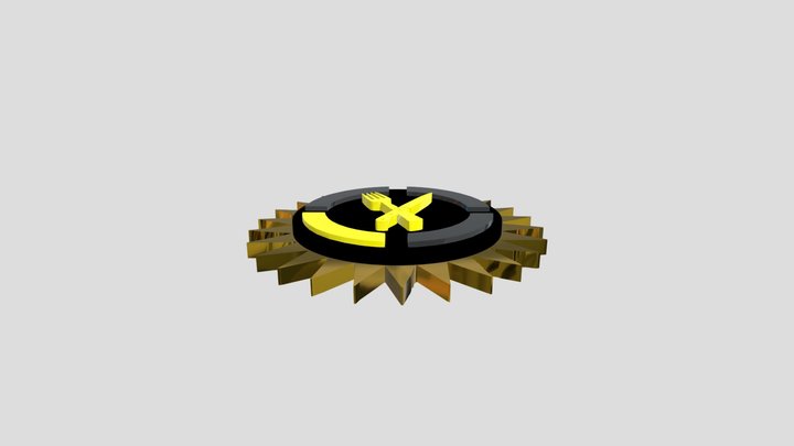 The Food Theorists logo 3D Model