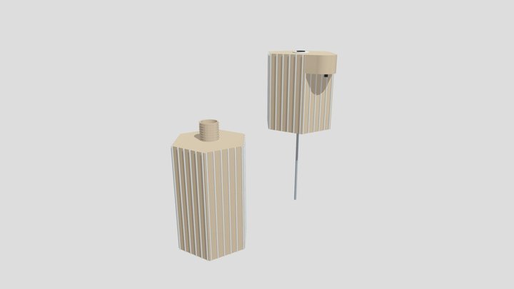 Automatic Hydroalcoholic Gel Dispenser 3D Model