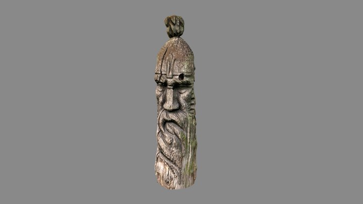 Pagan Statue 2 3D Model