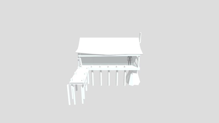 FOREST LONER - House Model 3D Model