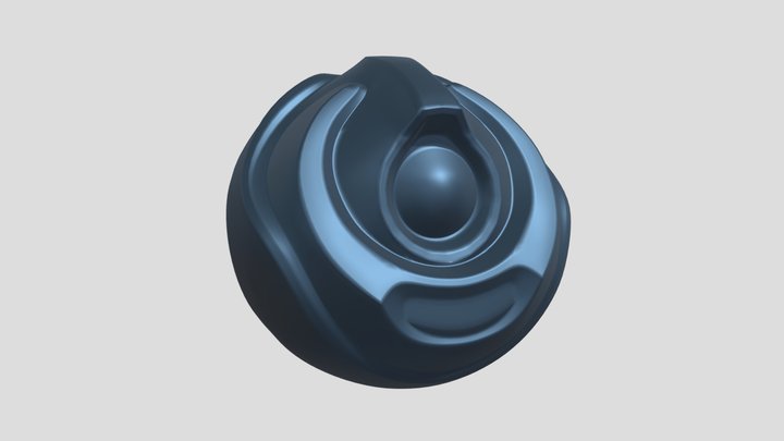 Robo-Orb Retopology Exercice 3D Model