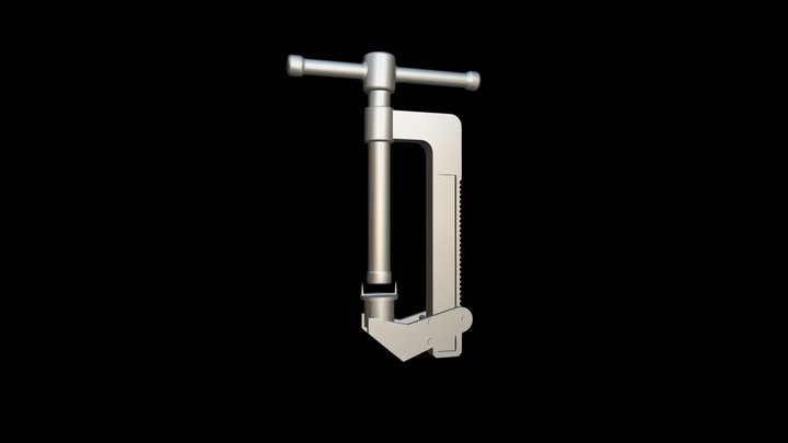 прижимная струбцина 3D Model