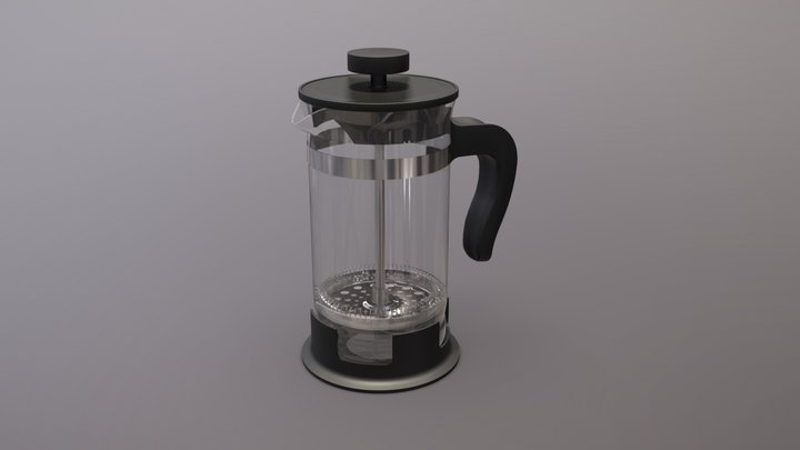 BODUM Chambord French Press Coffee Maker 3d model