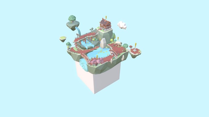 01-仙侠谷 3D Model