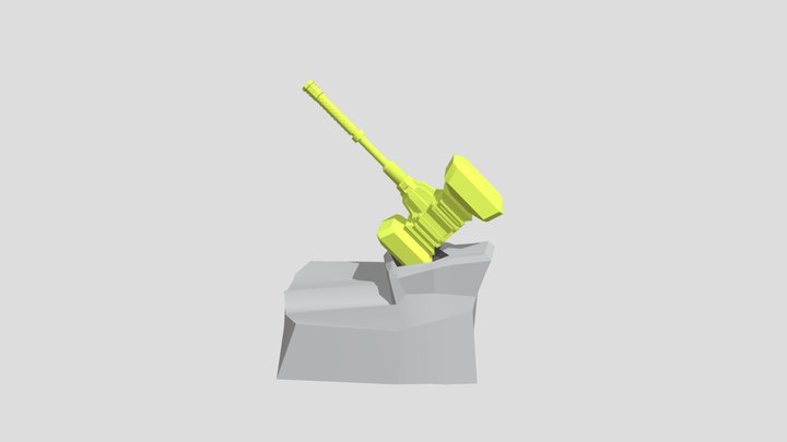 Hammer Pose 3D Model