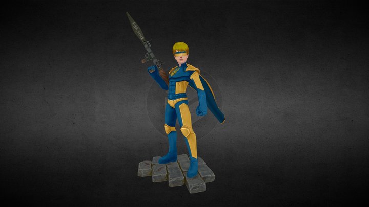 The Hero of Ukraine 3D Model