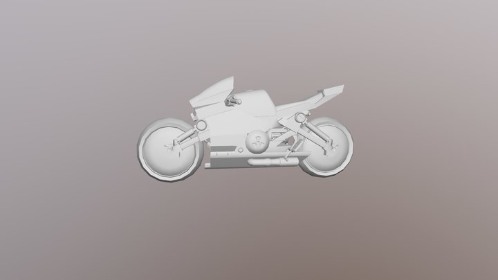 Cyberpunk Bike 3D Model