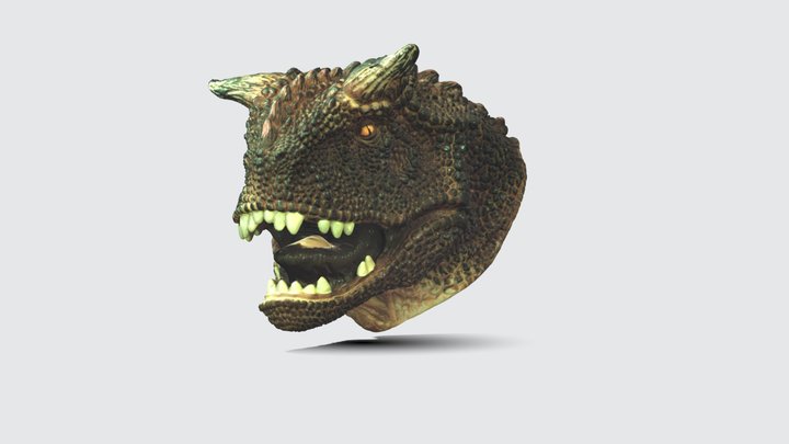 Dinosaur's head model