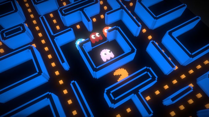 Pac-Man Level (Namco) (NES) 3D Model