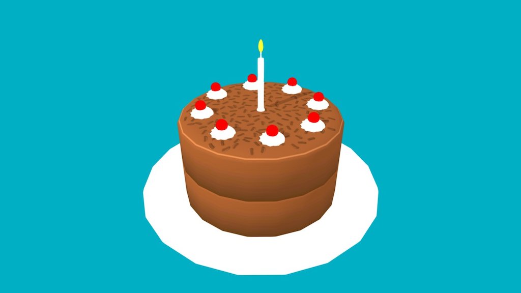 Birthday Cake 3D Models for Download | TurboSquid