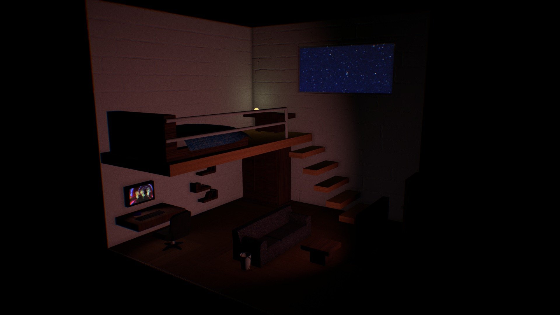 Cuarto minimalista