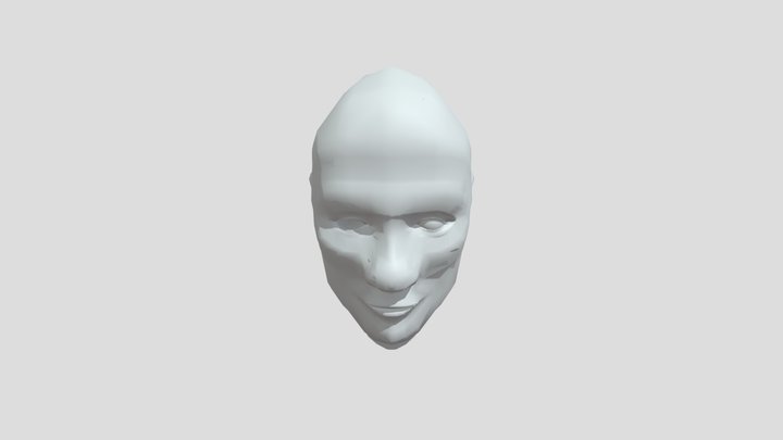 Character Head Eyes 3D Model