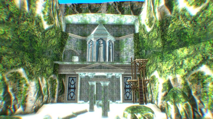 Ocean Force Point Temple - Entrance – Free 3D Model STL