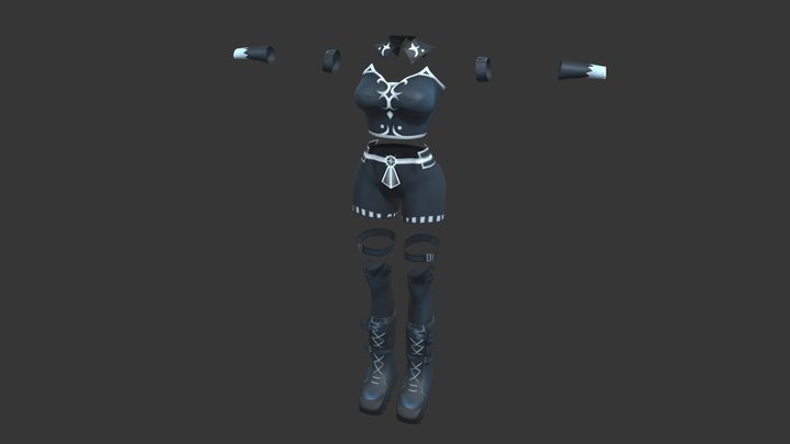 Cloth Set 3 3D Model