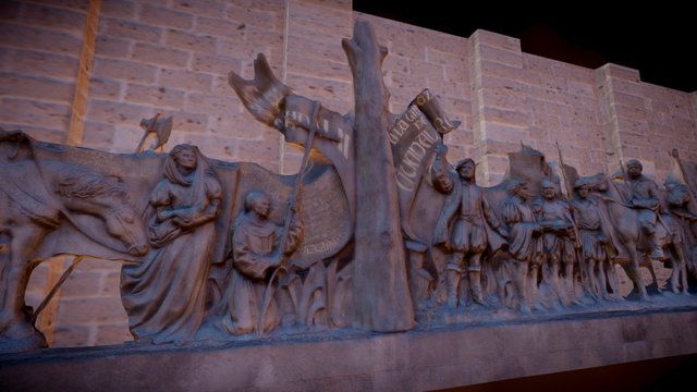 Friso de los fundadores 3D Model