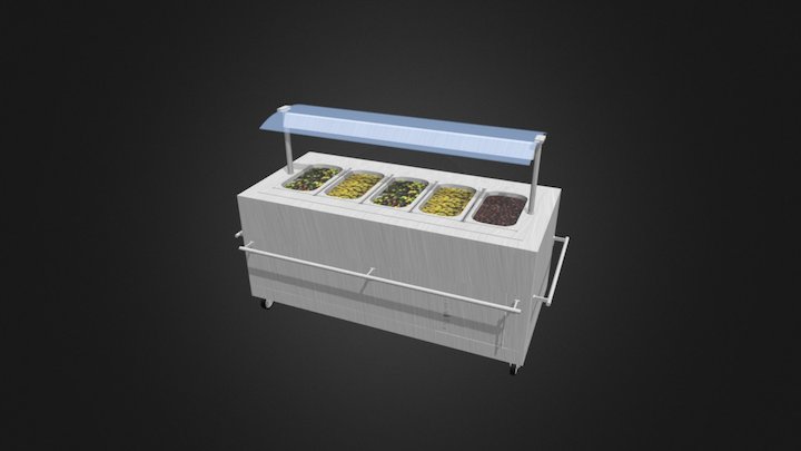 Meuble Olives 3D Model