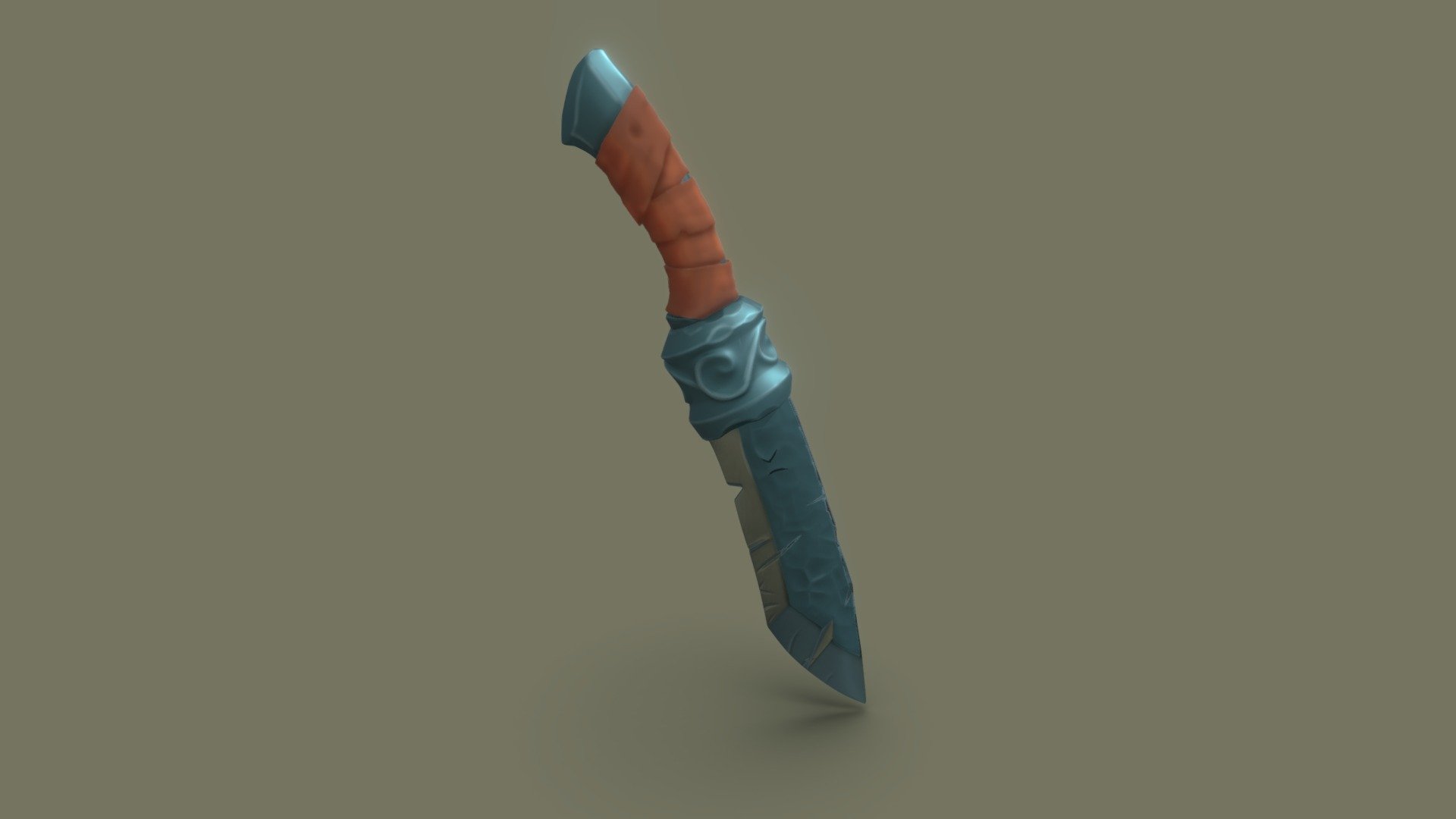 skinning knife inspired by Becca Hallstedt — Sketchfab embed 3D viewer