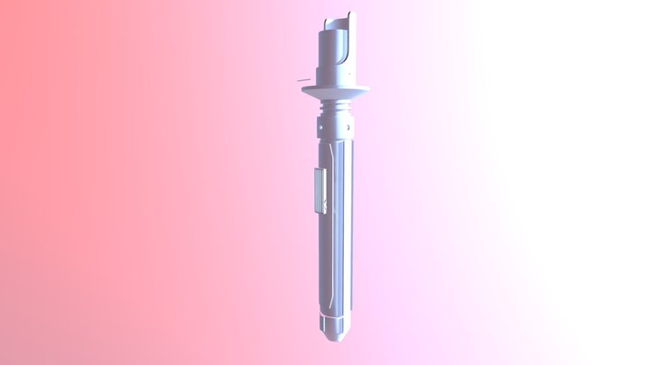 Kanan lightsaber handle 3D Model