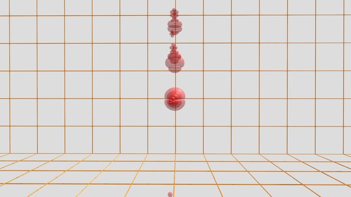 m=0 Orbitals for Hydrogen Atom 3D Model