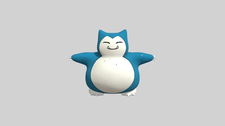 Snorlax 3D models - Sketchfab