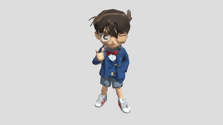 Detective Kid 3D Model