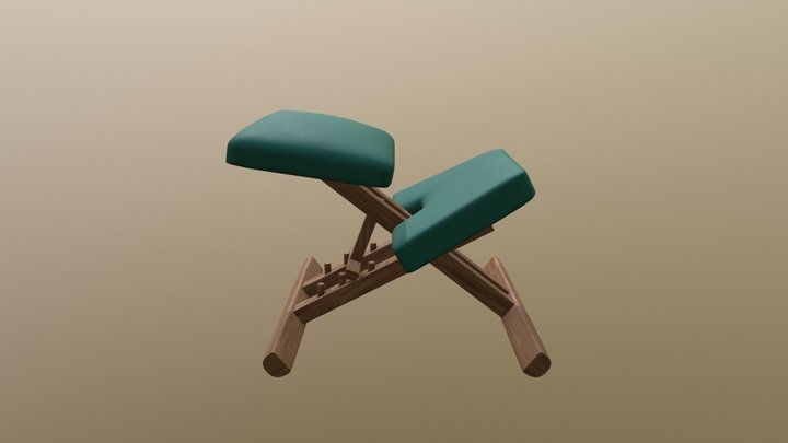 Kneel Chair 3D Model